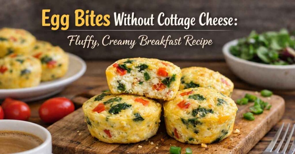 Egg Bites Without Cottage Cheese