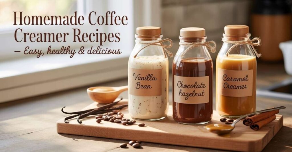 Homemade Coffee Creamer Recipes