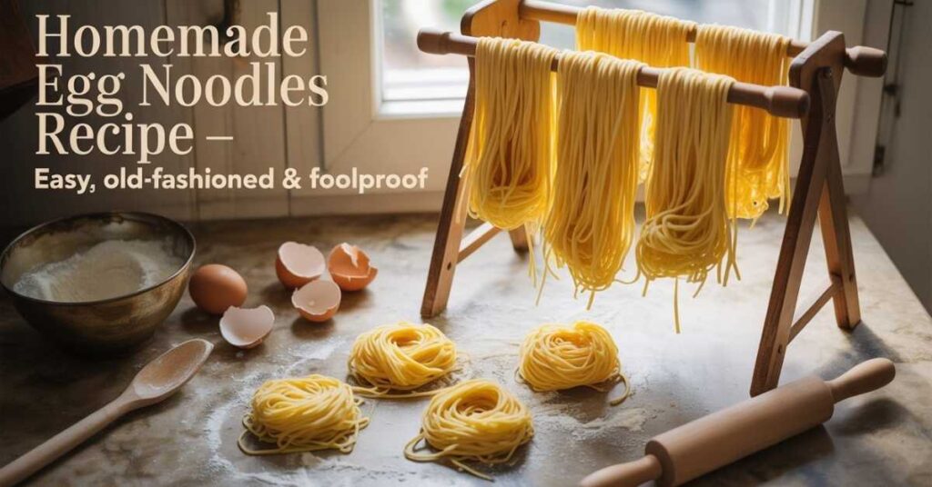 Homemade Egg Noodles Recipe