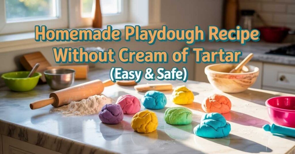 Homemade Playdough Recipe Without Cream of Tartar