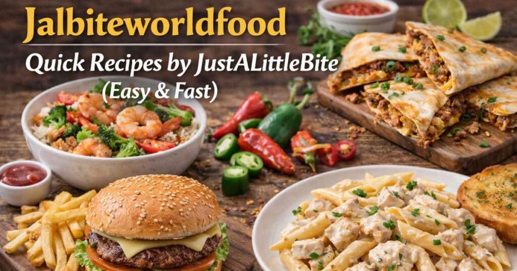 Jalbiteworldfood Quick Recipes by JustALittleBite