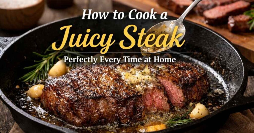 how to cook a juicy steak
