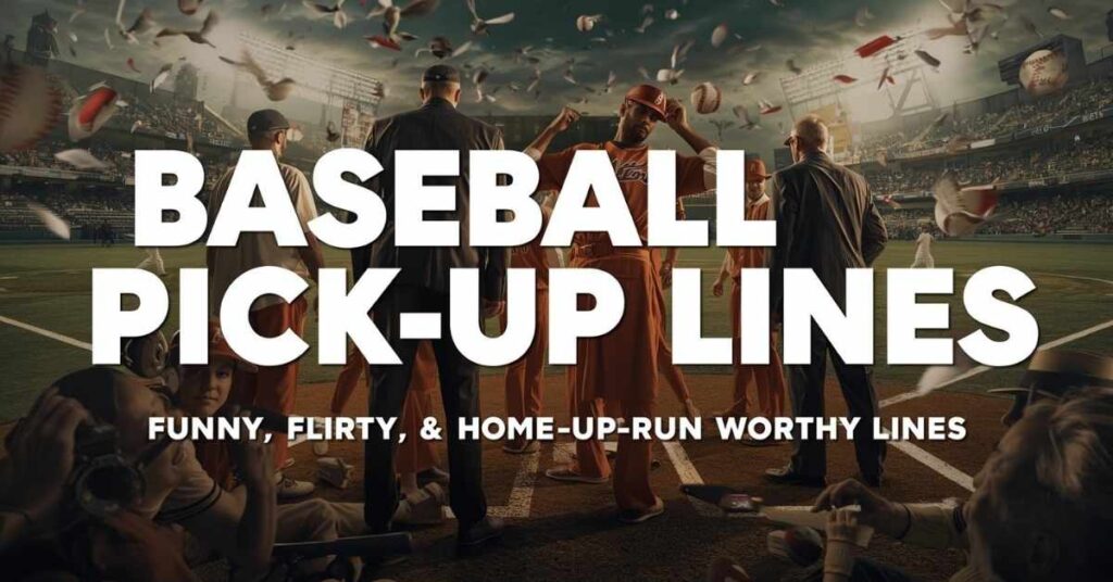 Baseball Pick Up Lines