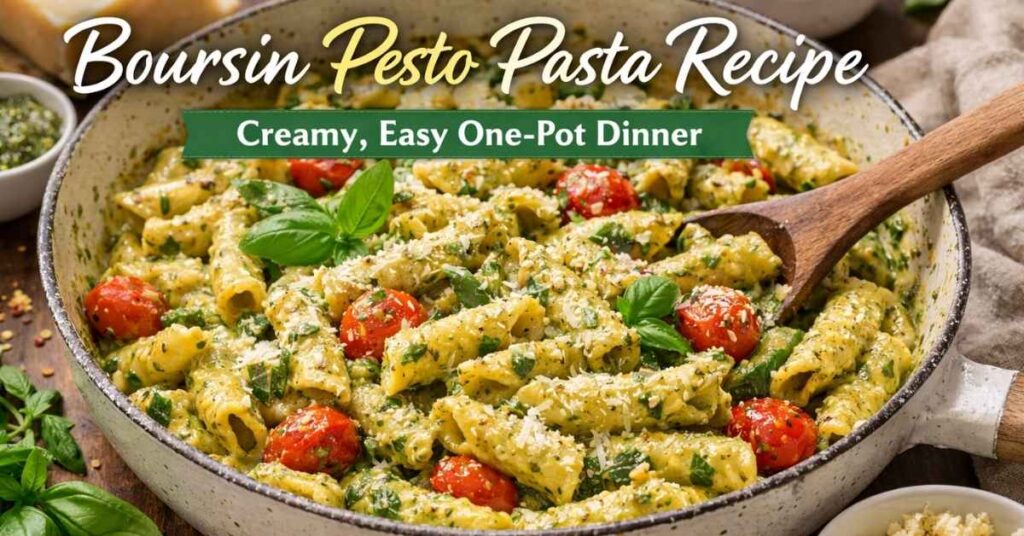 Boursin Pestro Pasta Recipe
