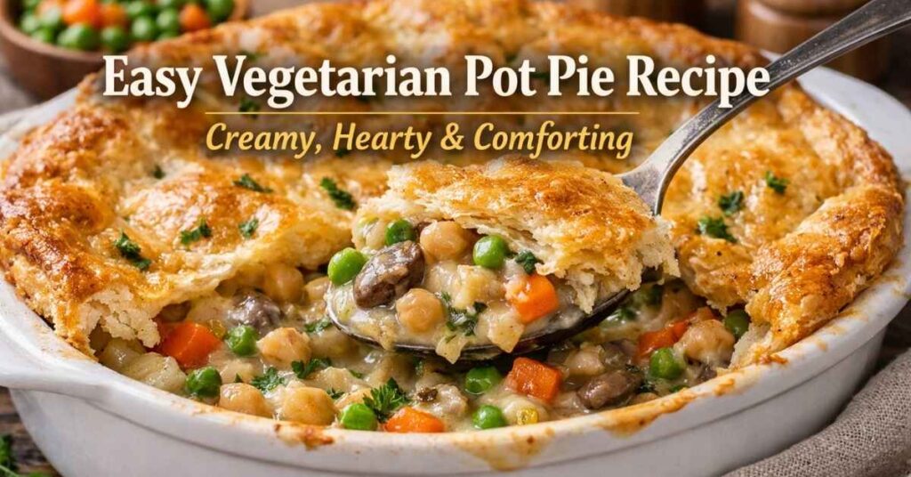 Vegetarian pot pie recipe